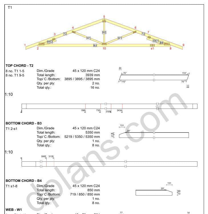 16' 5" x 20' 4" Garage Plans | Extended Garage