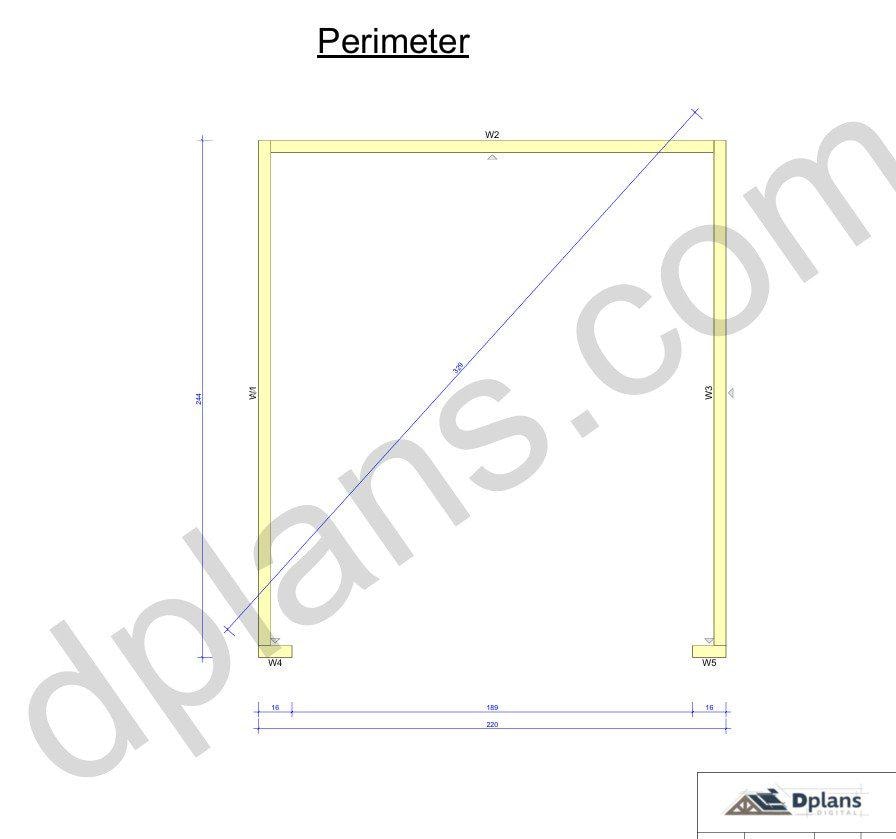 20' 4" x 18' 4" Garage Plans | Spacious Vehicle Bay