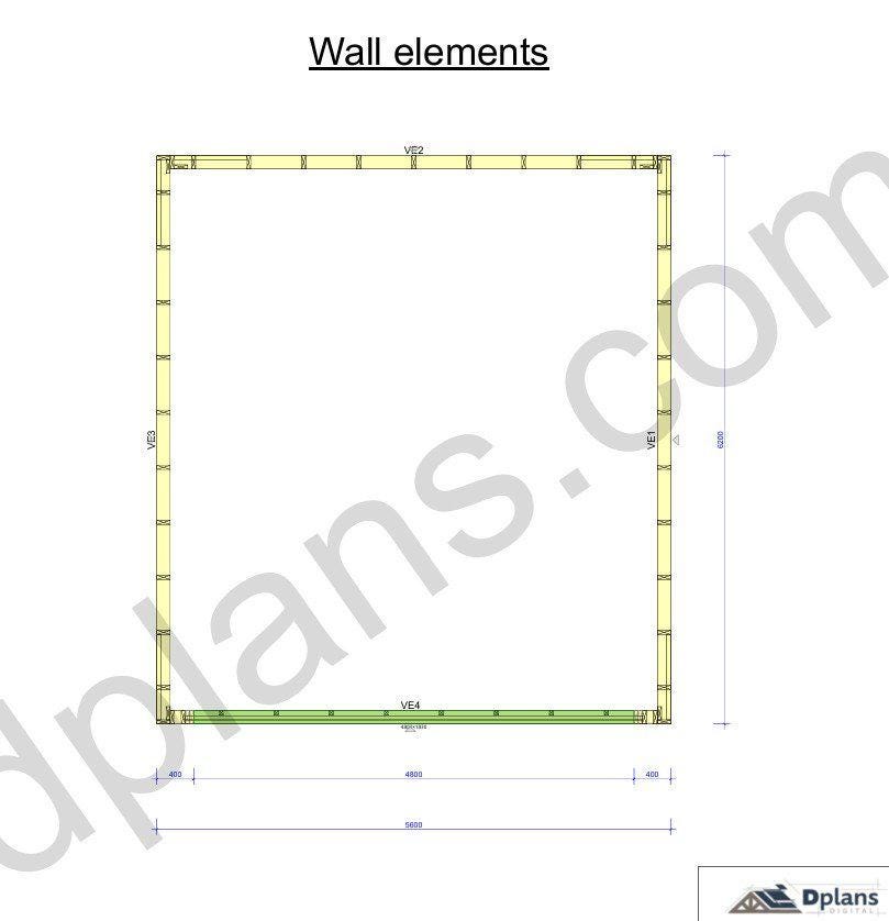 20' 4" x 18' 4" Garage Plans | Spacious Vehicle Bay