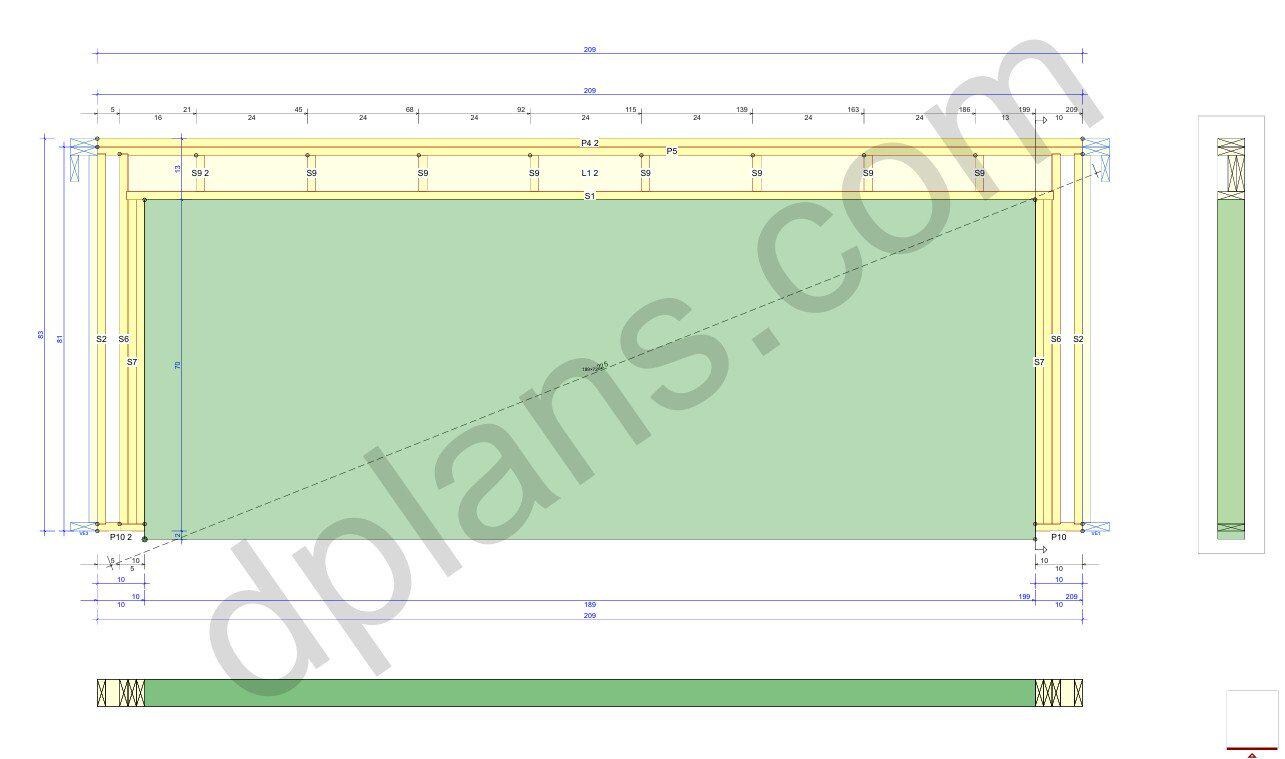 20' 4" x 18' 4" Garage Plans | Spacious Vehicle Bay