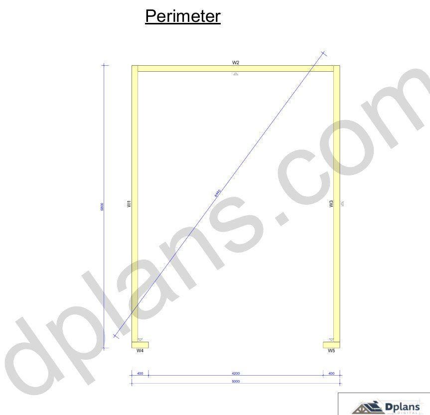 22' 4" x 16' 5" Timber Frame Garage Plans | DIY Building (PDF Plan)