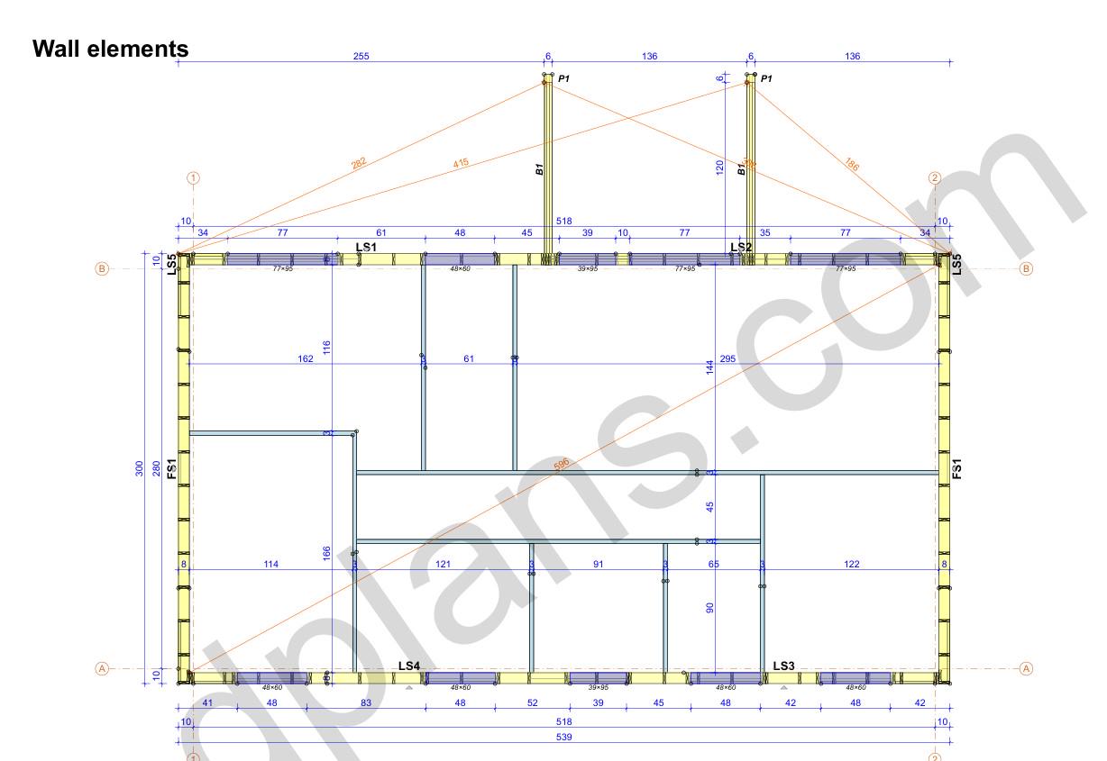 45' x 25' Baupläne für Wohnhaus | Kompaktes Wohnraum-Design