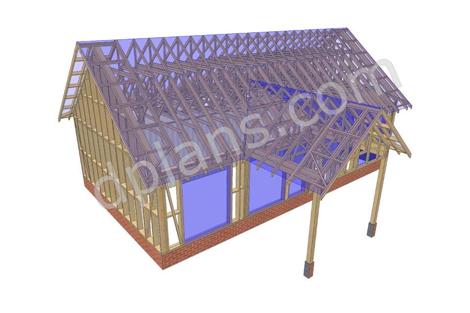 45' x 25' Baupläne für Wohnhaus | Kompaktes Wohnraum-Design