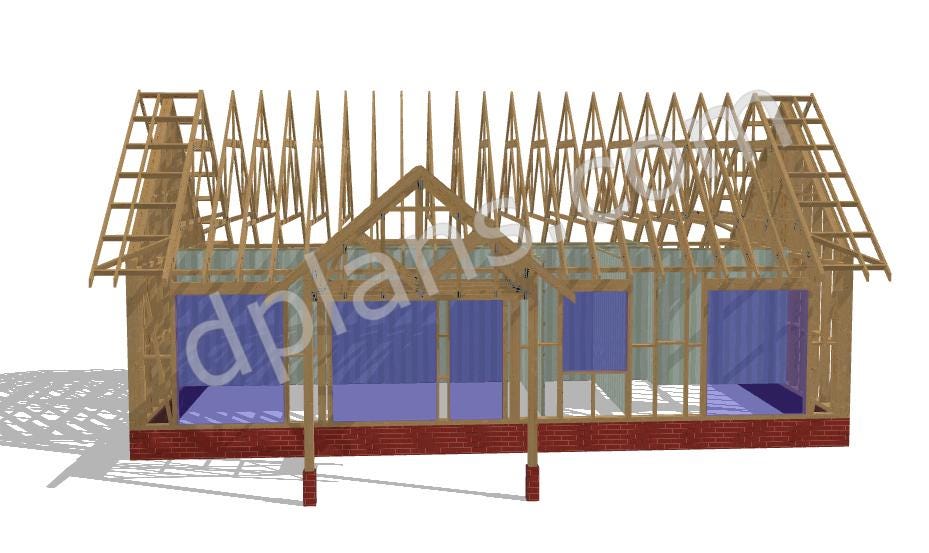 45' x 25' Baupläne für Wohnhaus | Kompaktes Wohnraum-Design