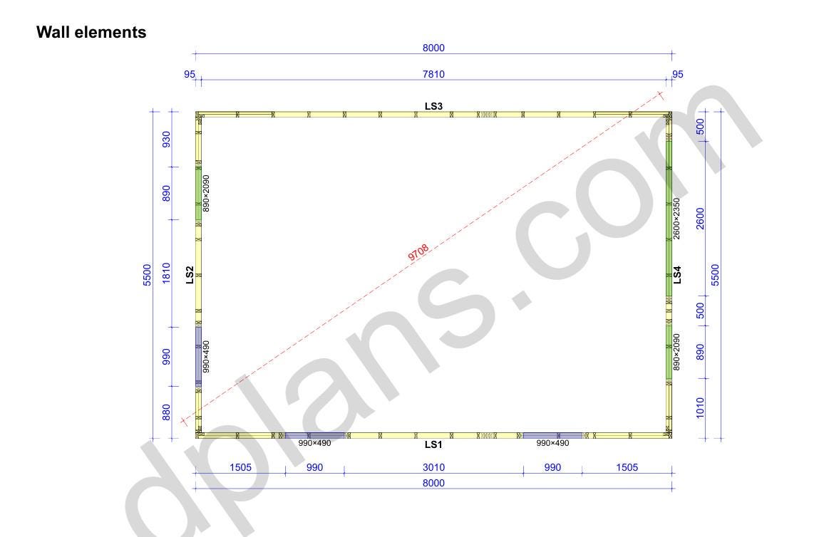 26' x 18' Garage Project Plans | Detached Storage Structure Blueprint
