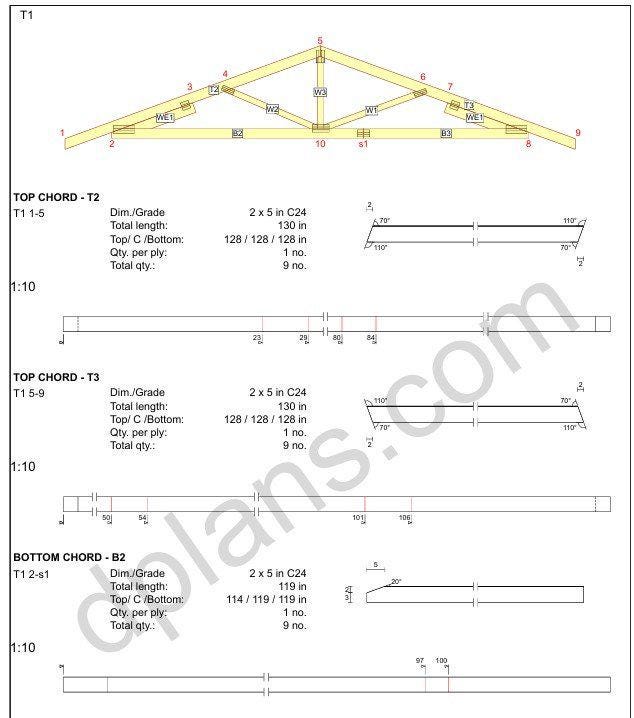 18' 4" x 16' 5" Garage Plans | Single Car Storage Building Design