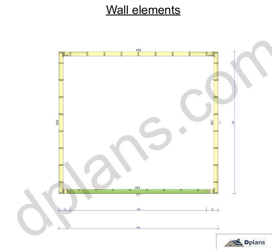 16' 5" x 18' 4" Garage Plans | Efficient Garage Design