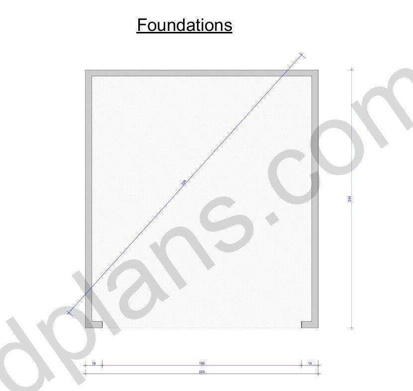 20' 4" x 18' 4" Garage Plans | Spacious Vehicle Bay