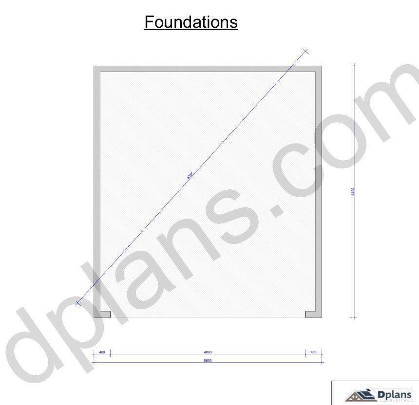 20' 4" x 18' 4" Garage Plans | Spacious Vehicle Bay