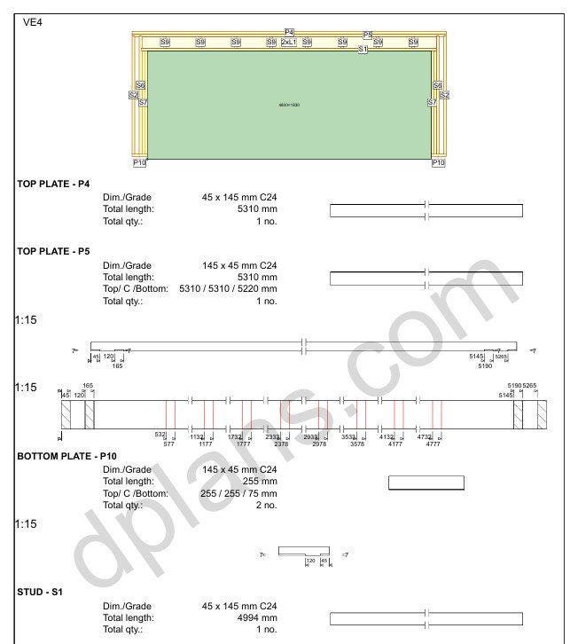 20' 4" x 18' 4" Garage Plans | Spacious Vehicle Bay