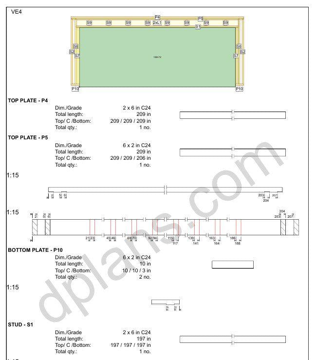 20' 4" x 18' 4" Garage Plans | Spacious Vehicle Bay