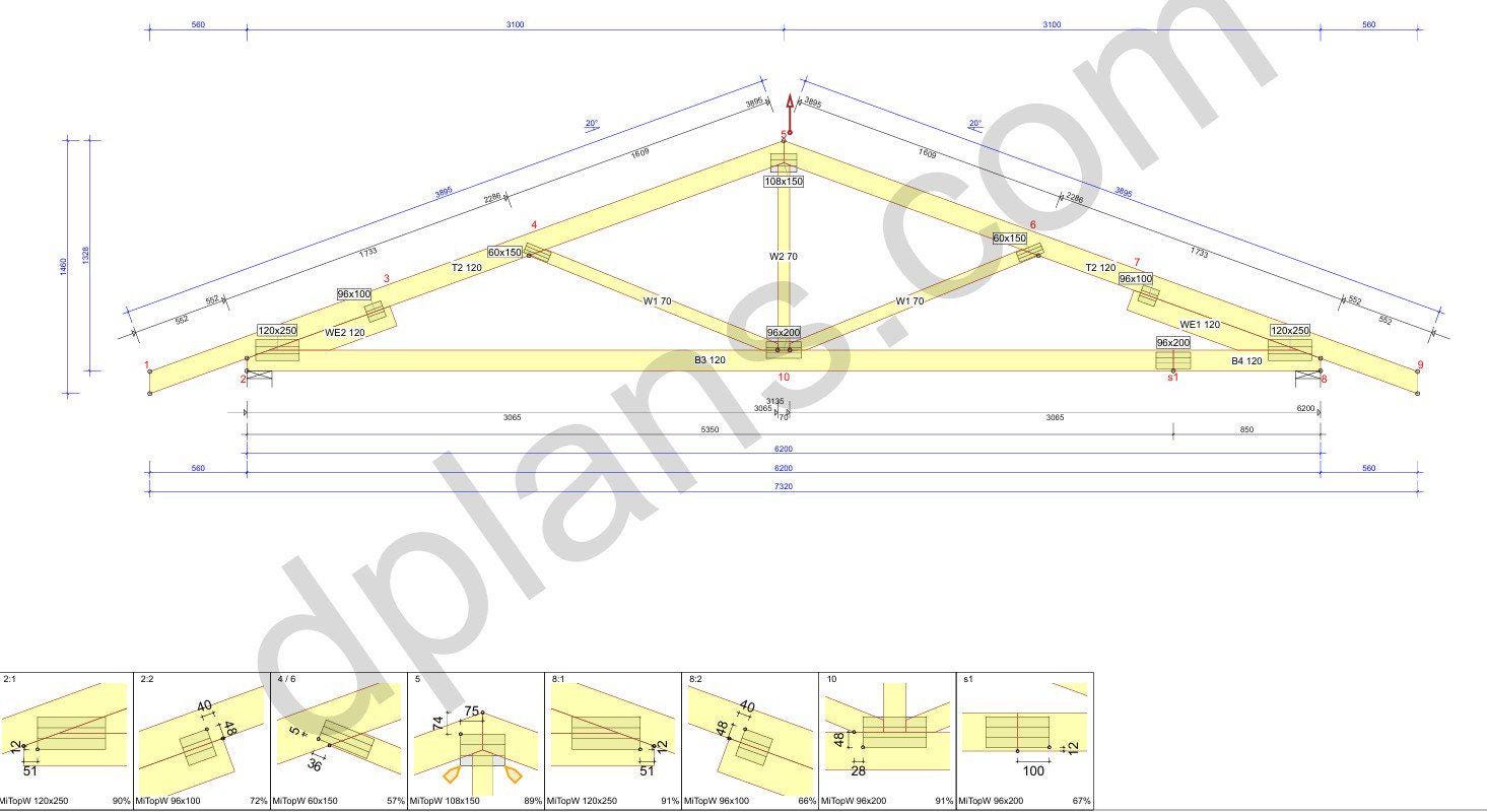 24' 3" x 20' 4" Garage Plans | Downloadable Building Blueprints PDF