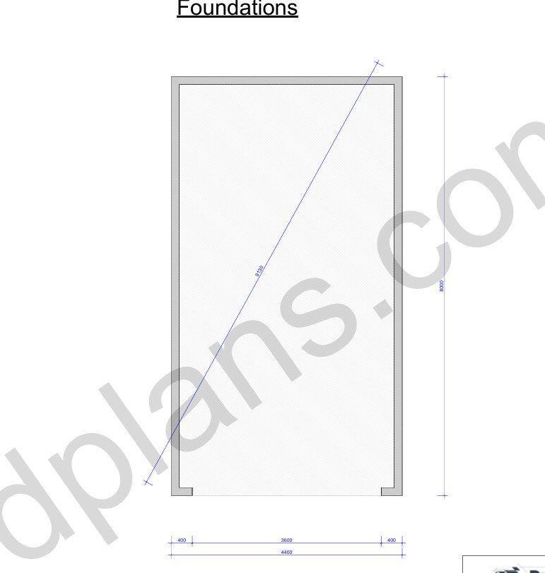 26' 3" x 14' 5" Garage Plans | PDF Garage Workshop Blueprint