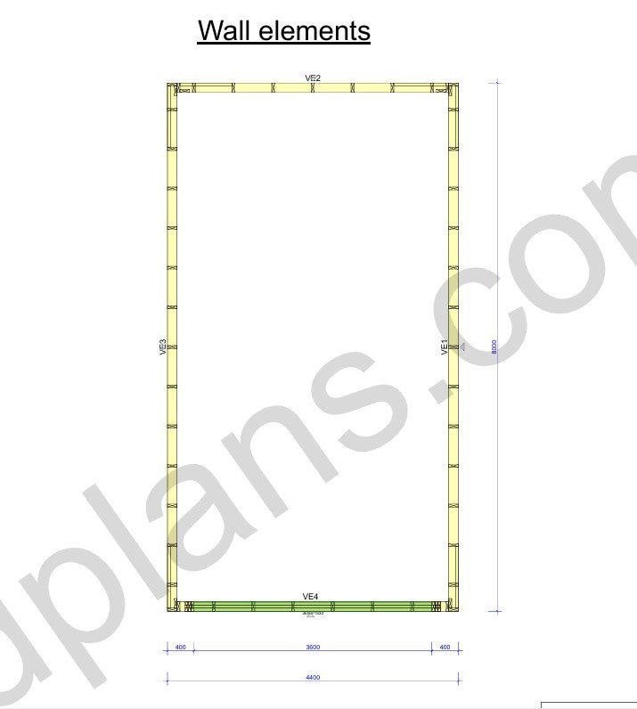 26' 3" x 14' 5" Garage Plans | PDF Garage Workshop Blueprint