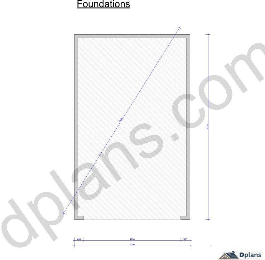 26' 3" x 16' 5" Garage Plans