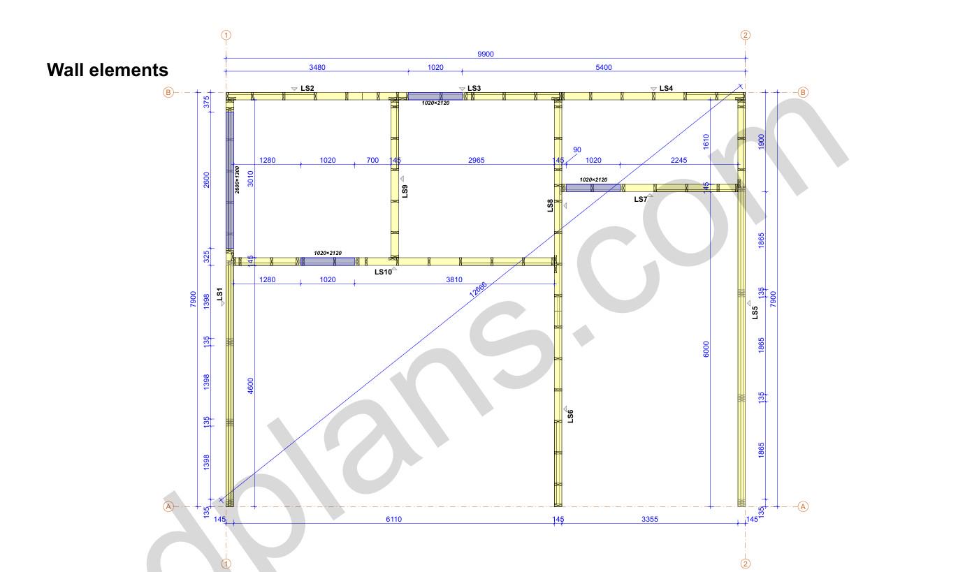 25' 11" x 32' 6" Baupläne für Doppelcarport mit Stauraum | Doppelcarport-Bauplan PDF