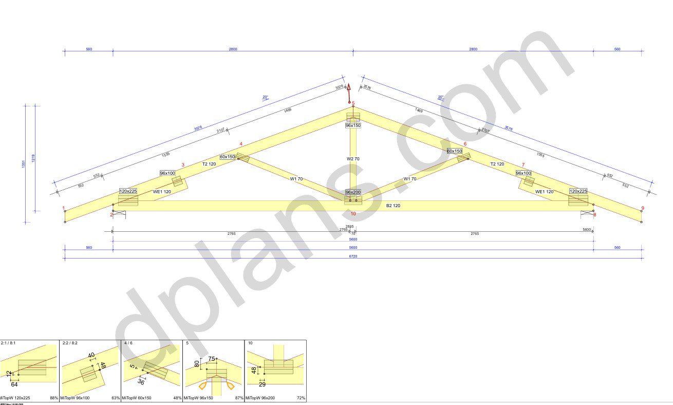 24' 3" x 18' 4" Garage Plans | Digital Garage Design Template