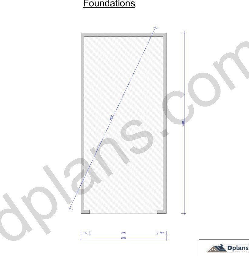 26' 3" x 12' 6" Timber Frame Garage Plans (PDF Download)