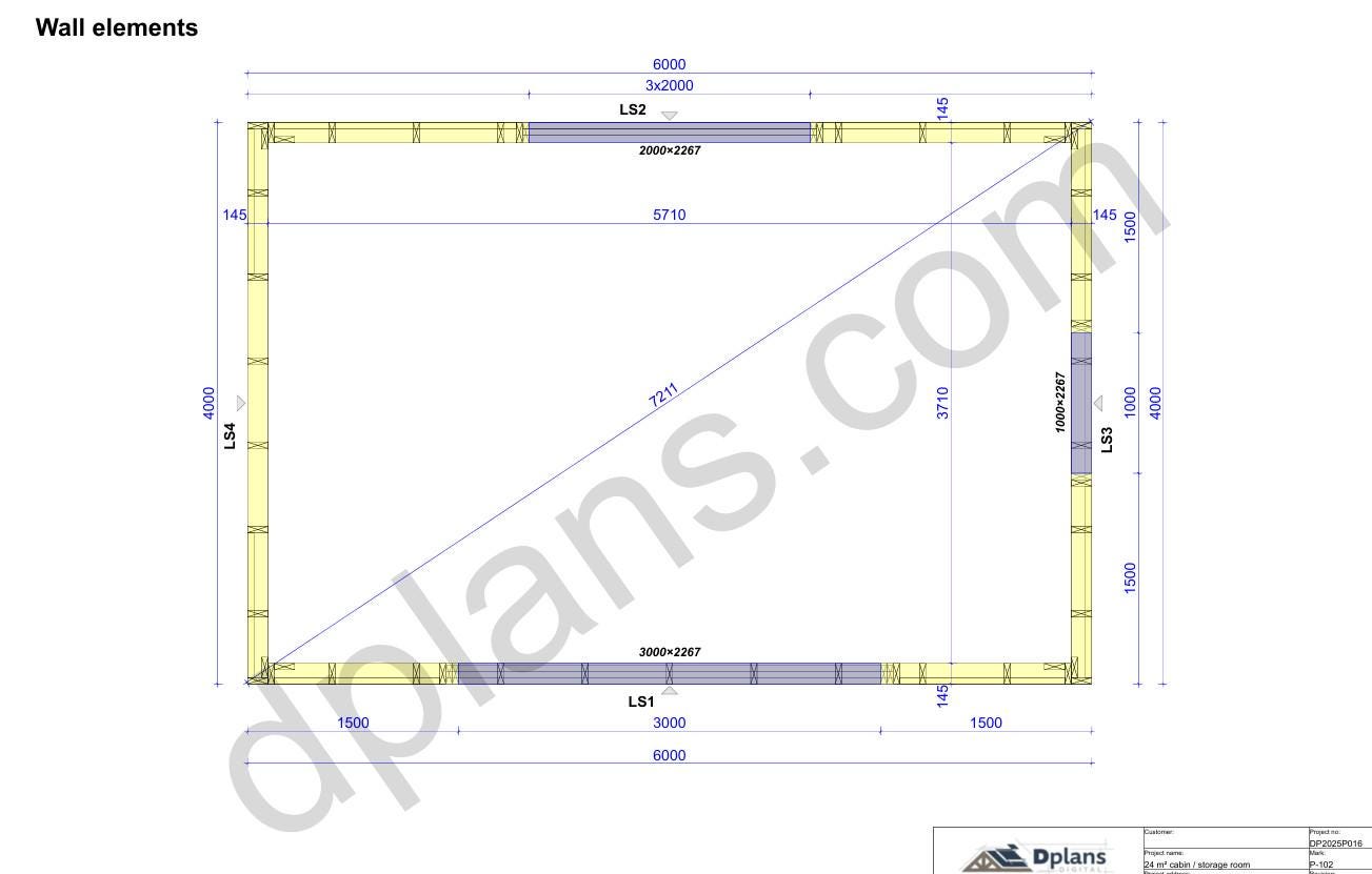 13' 1" x 19' 8" Pläne für Geräteschuppen-Hütte | Kleiner Schuppen Bauplan Download