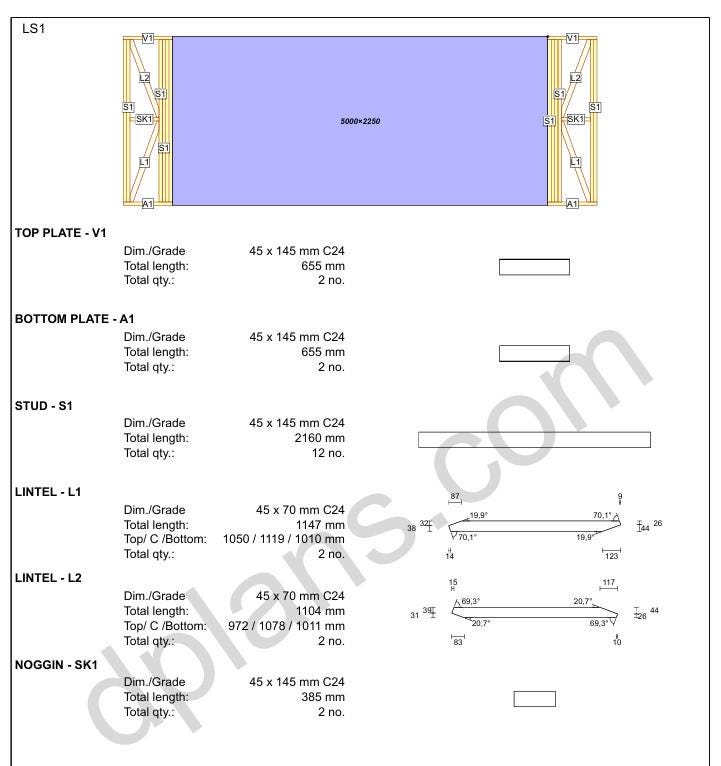 22' x 24' Timber Frame Garage With Roof Trusses