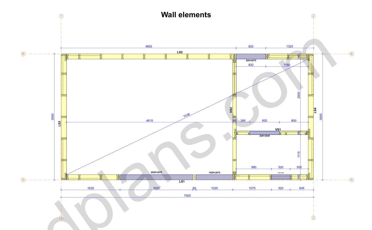 12' x 23' Gästehaus mit Galerie Baupläne | Sommerhaus-Bauplan PDF