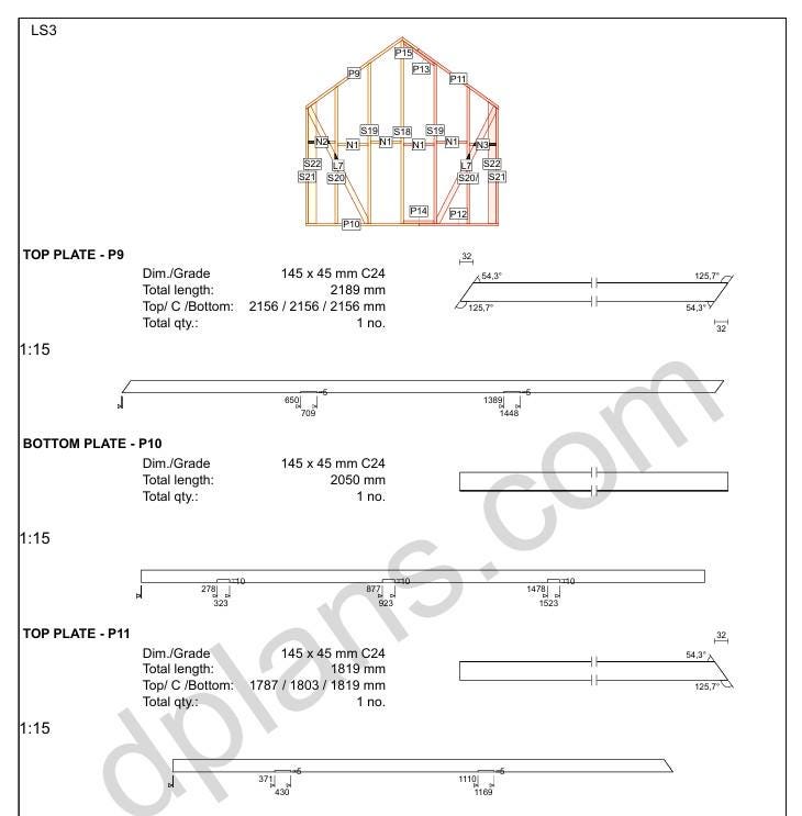12' x 23' Gästehaus mit Galerie Baupläne | Sommerhaus-Bauplan PDF