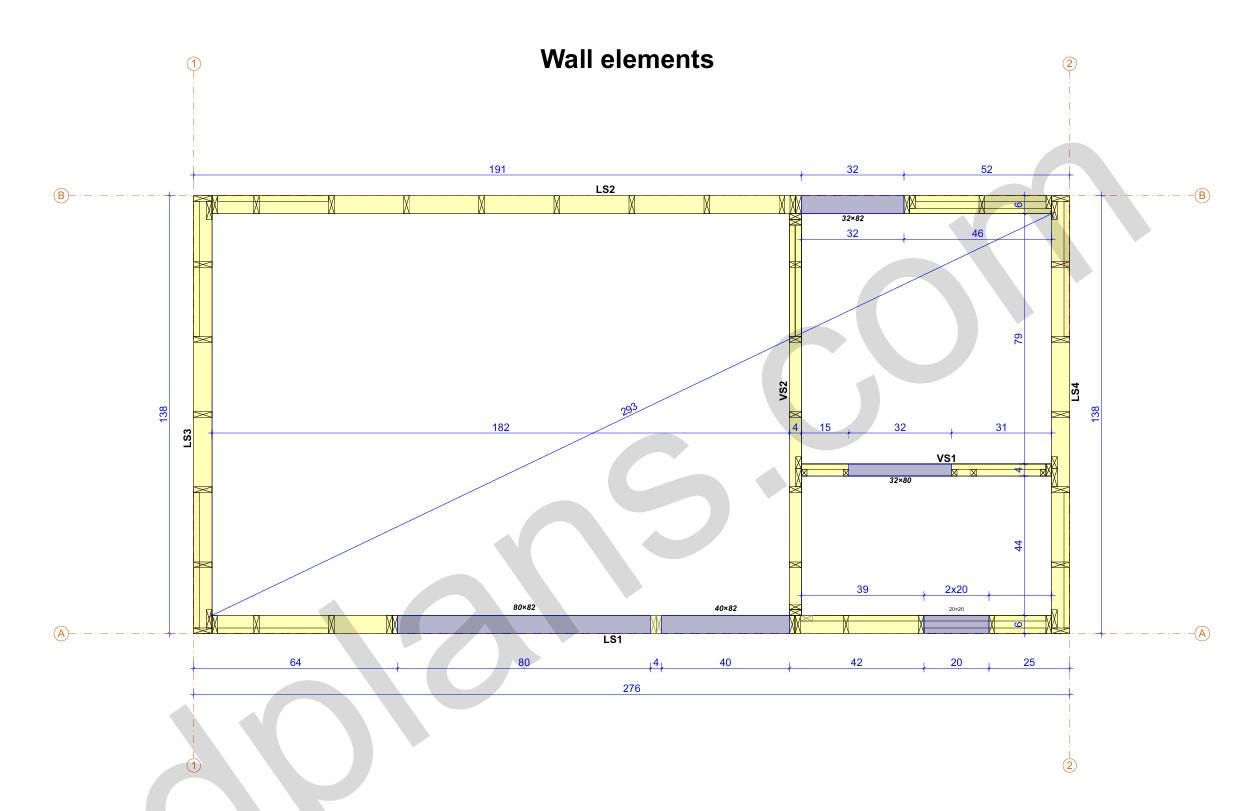 12' x 23' Gästehaus mit Galerie Baupläne | Sommerhaus-Bauplan PDF