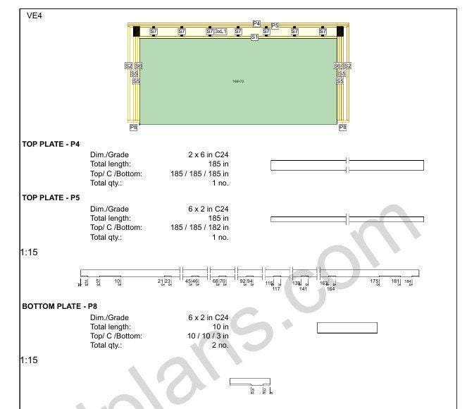 26' 3" x 16' 5" Garage Plans