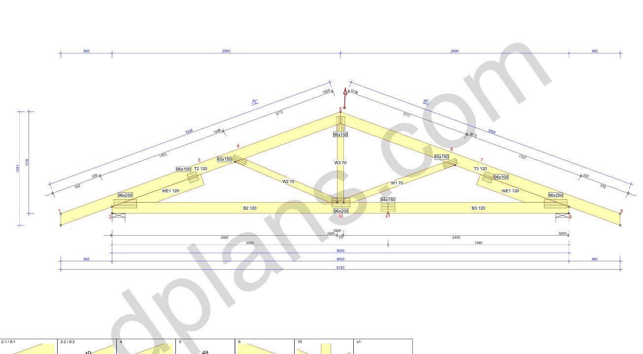 26' 3" x 16' 5" Garage Plans