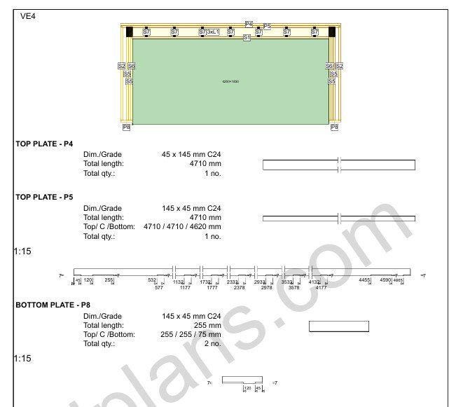 26' 3" x 16' 5" Garage Plans