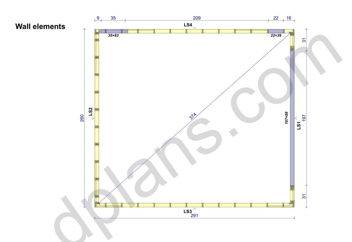 22' x 24' Timber Frame Garage With Roof Trusses