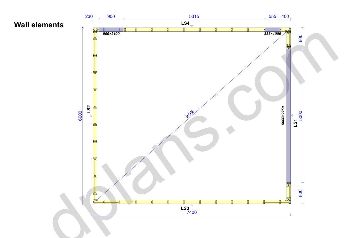22' x 24' Timber Frame Garage With Roof Trusses