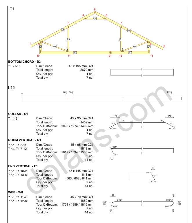 24' x 24' Garage with Loft & 24' x 10' Carport Plans | Two Story Garage Blueprint PDF