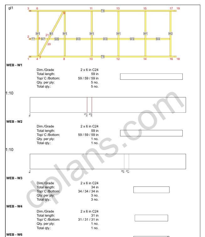24' x 24' Garage with Loft & 24' x 10' Carport Plans | Two Story Garage Blueprint PDF
