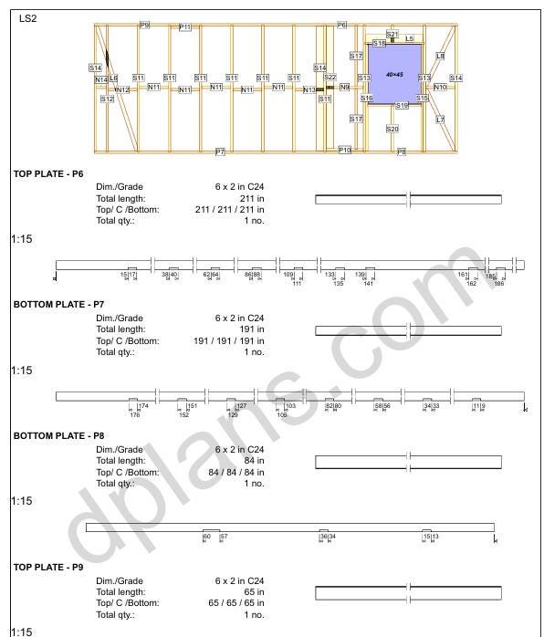 17' x 24' House with 7' x 24' Carport Plans | Small Home Carport Combo Blueprint