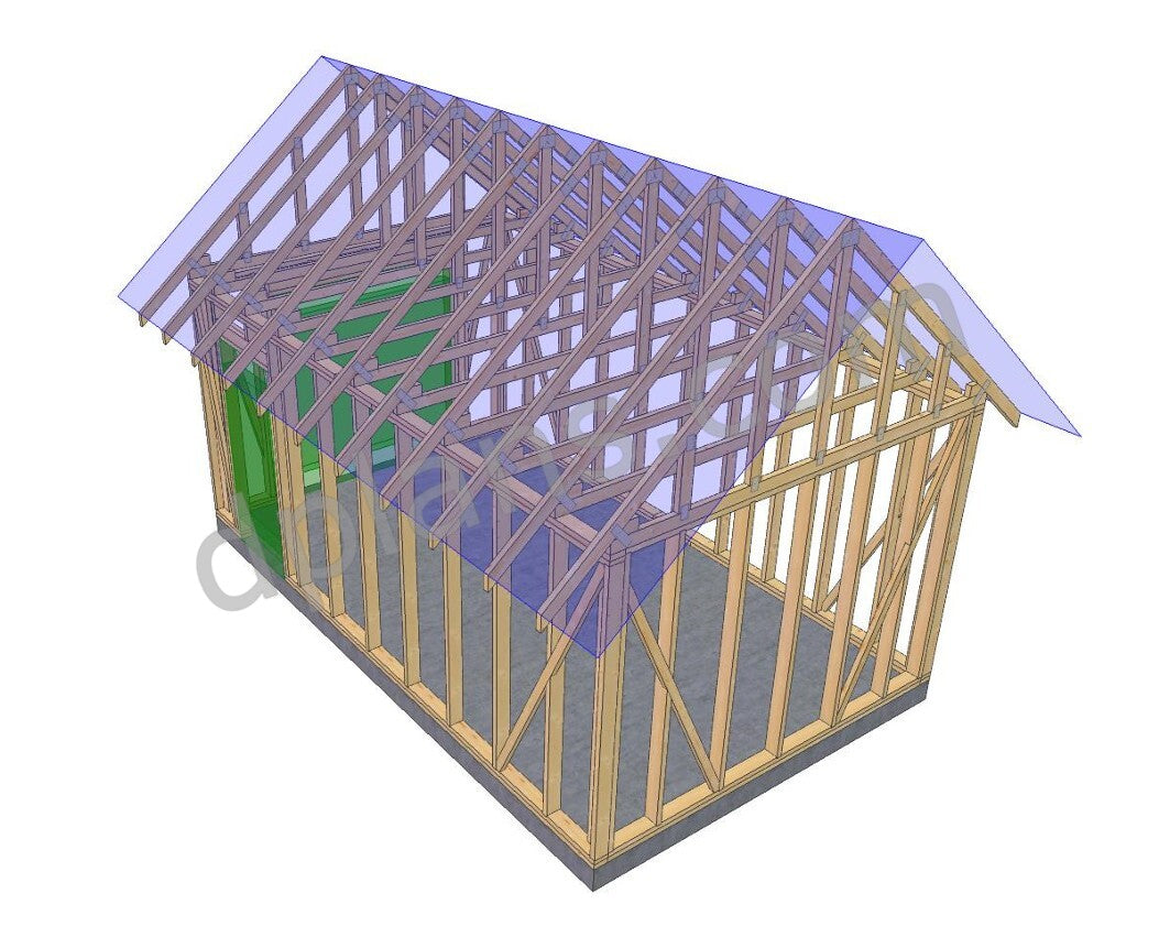 Timber-Frame Storage Shed 20m² (215 sq ft) - DP2025P032