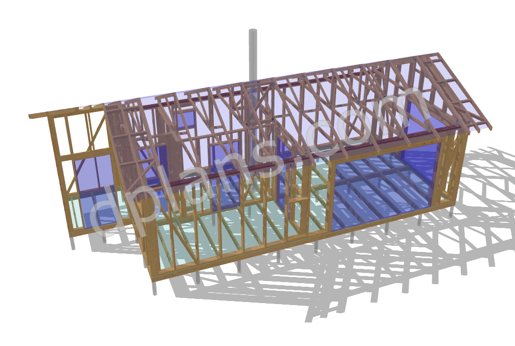 Sauna / Small Cabin with Entrance 43m² (463 sq ft) - DP2025P001