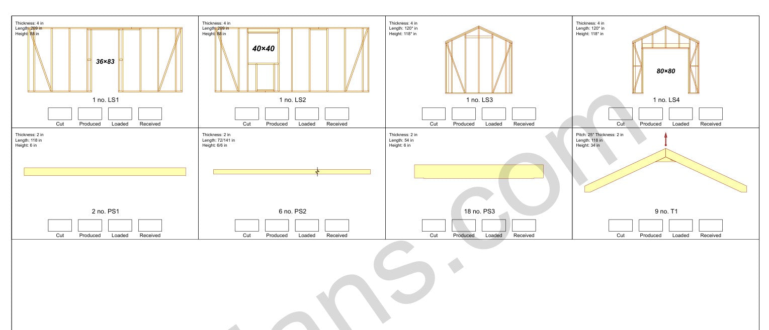 Movable Timber-Frame Cabin 16.5m² (178 sq ft) - DP2025P056