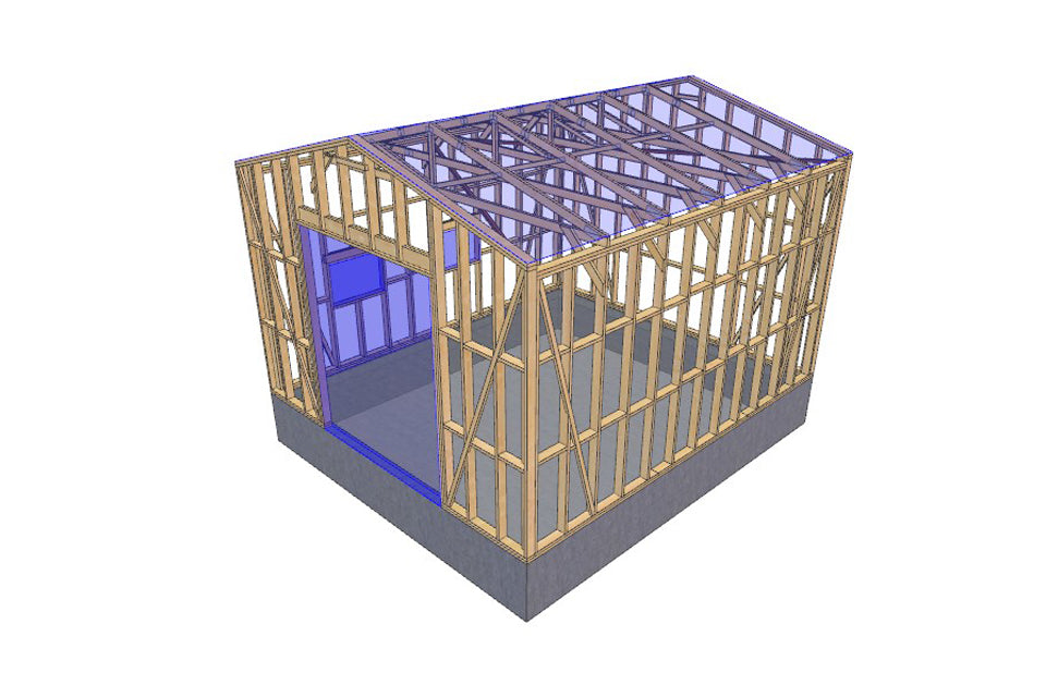 Timber-Frame Garage - DP2025P009
