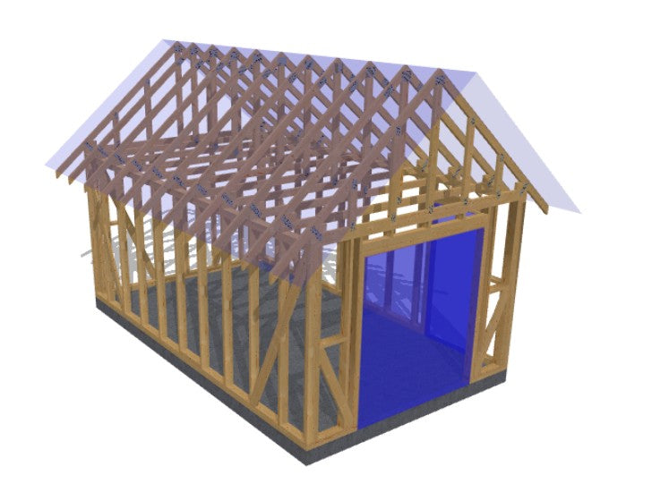 Timber-Frame Storage Shed 20m² (215 sq ft) - DP2025P032