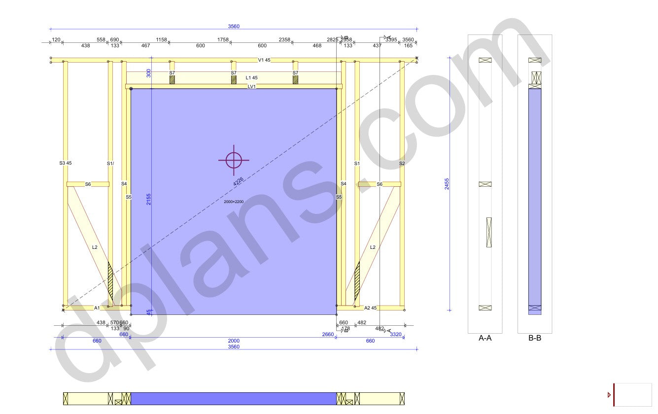 Timber-Frame Storage Shed 20m² (215 sq ft) - DP2025P032