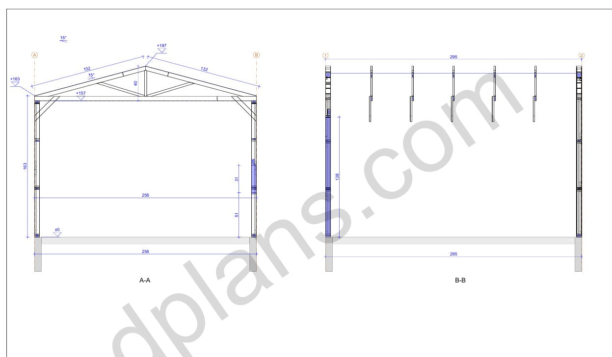 Timber-Frame Garage - DP2025P009
