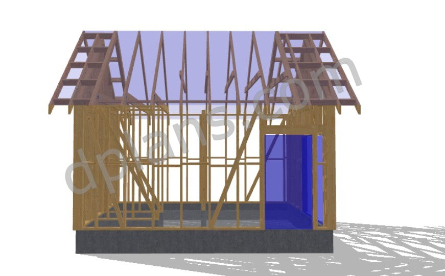 Sauna with Loft 38.5m² (414 sq ft) - DP2024S444