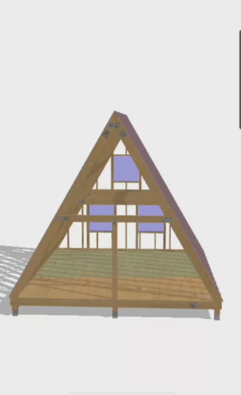 Casa de vacaciones con estructura en forma de A - DP2021S209