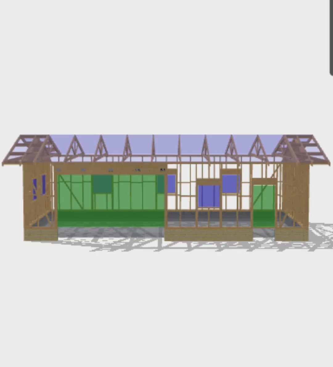 Garaje grande con estructura de madera - DP2023S468 