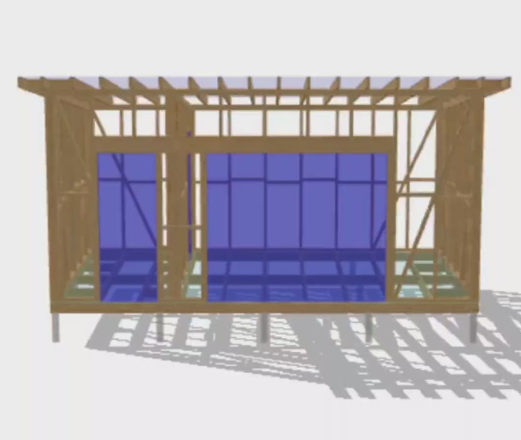 Movable Timber-Frame Cabin 22m² (237 sq ft) - DP2025P034