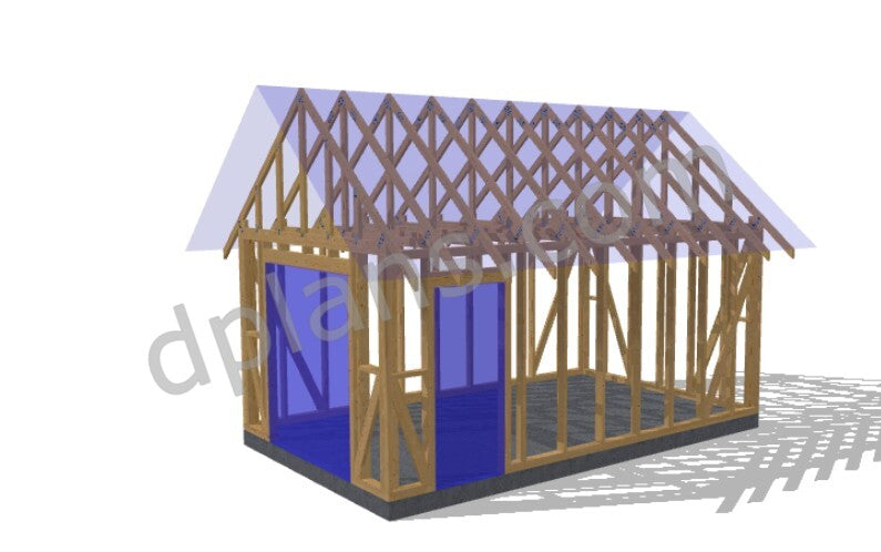Timber-Frame Storage Shed 20m² (215 sq ft) - DP2025P032