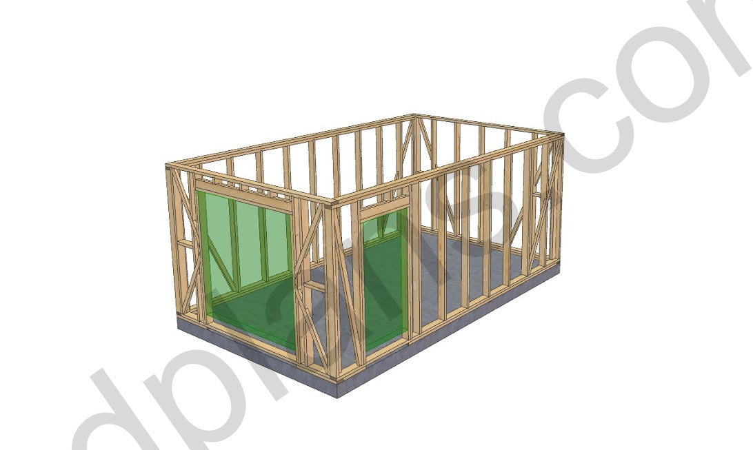 Garaje compacto con estructura de madera - DP2023S469 