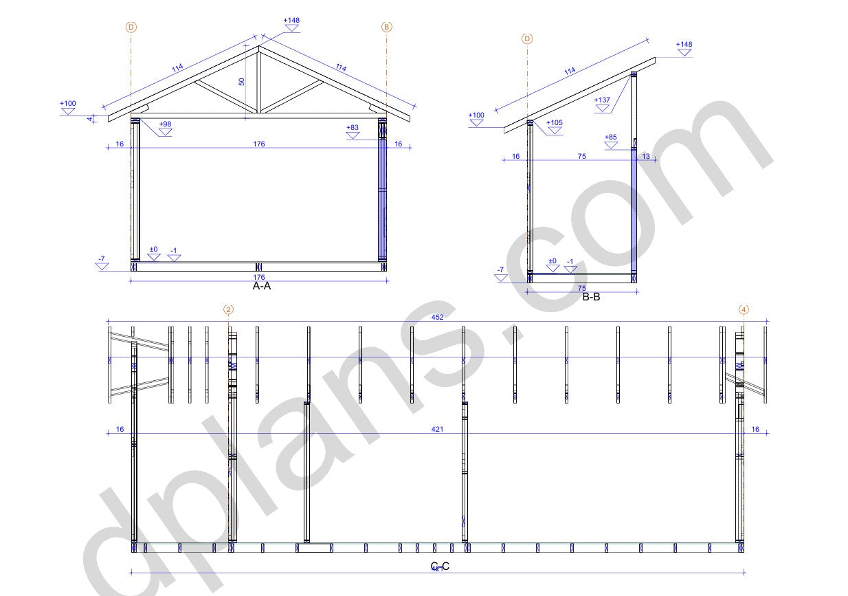 Sauna / Small Cabin with Entrance 43m² (463 sq ft) - DP2025P001