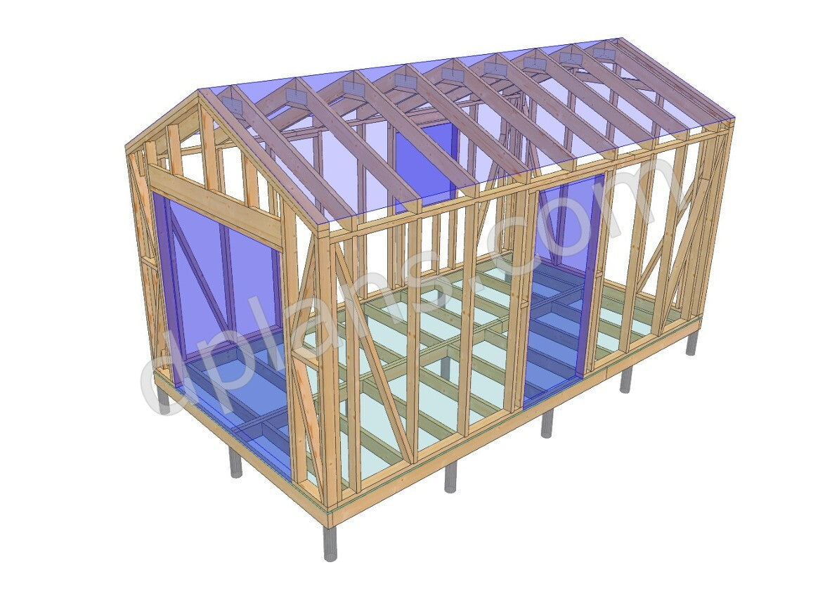 Movable Timber-Frame Cabin 16.5m² (178 sq ft) - DP2025P056